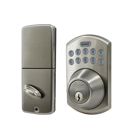 Lockey Lockey: W915 Deadbolt - WiFi Smart Lock - Satin Nickel LK-W915-SN